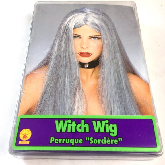 Rubies Long Grey Wig 50702 NWT NOS - Picture 3 of 7